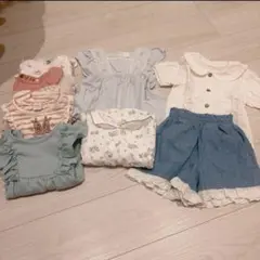 90cm 服まとめ売り　女の子のサムネイル