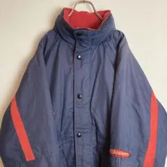 LOGOS Budweiser SPORTS 中綿ブルゾン ネイビー 레드