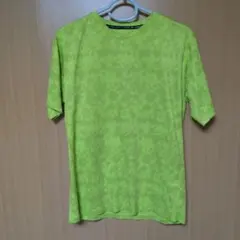 しまむらTシャツ 蛍光イエロー M