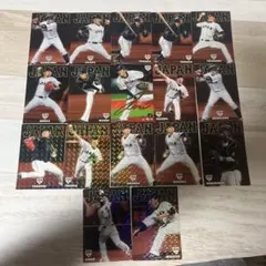 r*8様 カルビー　プロ野球カード　侍ジャパン　藤浪、千賀、原樹里サイン入りカー