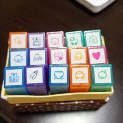 HAPPY STAMP SET スタンプ 14個セット