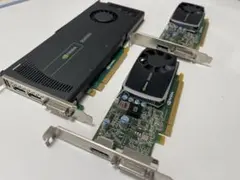 NVIDIA Quadro4000 / 600 グラボ GPU 3枚セット 処分