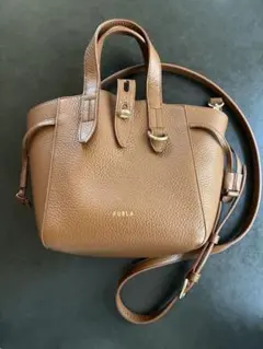 FURLA フルラ レザー 2WAY ハンドバッグ ショルダーバッグ　【美品】のサムネイル