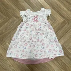 み*み様 クーラクール　ワンピース　花柄　ピンク　綿100