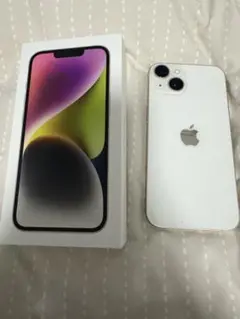Apple iPhone 14 ホワイト128GB バッテリー85%