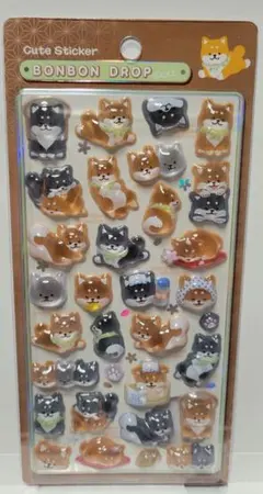 【正規品】 ボンボンドロップシール 和柄 和犬