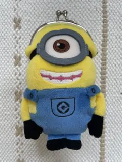ミニオン ぬいぐるみ がま口ポーチ