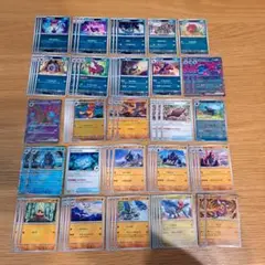 ポケモンカード　進化ラインセット　デッキパーツ引退品　サザンドラexSR