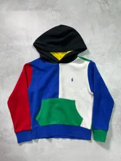 Ralph Lauren カラーブロック パーカー 140 B55のサムネイル