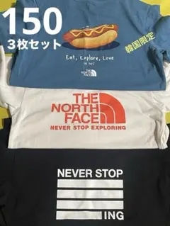 き*ん様 韓国限定&人気モデル THE NORTH FACE Tシャツ 3枚セッ