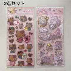 新品★日焼けキティ ジュエルシール マイメロ カプセルシール 2点セット