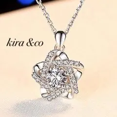 新品 大粒 ネックレス レディース CZダイヤモンド 星 スター 綺麗 可愛い