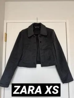 ZARA ウールブレンド クロップドジャケット　XS