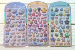 【正規品】サンリオ　コットンパフィーシール3枚set