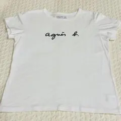 agnes b. ロゴTシャツ ホワイト サイズ2のサムネイル