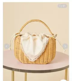 OLUN crochet tote bag/クロシェ編みトートバッグ - メルカリ