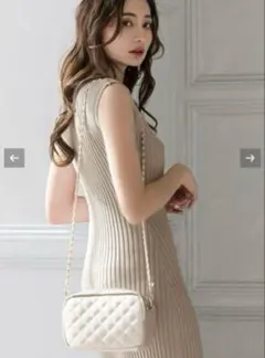 【新品未着用】ジュリアブティック　ノースリーブ　マーメイド　ニットワンピース