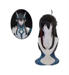 新品　崩壊　スターレイル 丹恒 飲月君 コスプレ ウィッグ ハロウィン　仮装　黒