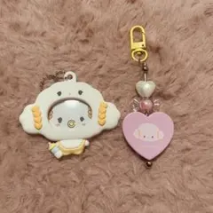 こぎみゅん サンリオ フォトバッチ付きマスコット キーホルダー 2点セット