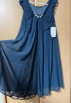 【新品】ボレロ付きドレス　ダークグリーン