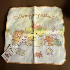 アベイル　ポムポムプリン　ミニタオル　プリンベビー