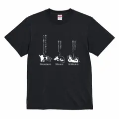 タキシード猫・ハチワレ猫ちゃんTシャツ(S)