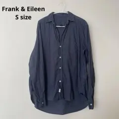 Frank & Eileen ダークネイビー 長袖シャツ S
