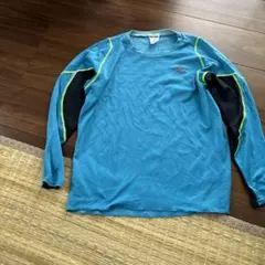 adidas CLIMLITE 長袖スポーツシャツ 青