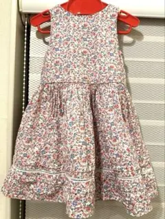 ラルフローレン ワンピース 90 花柄 ブルマ付 美品 リバティ風 女の子 春夏