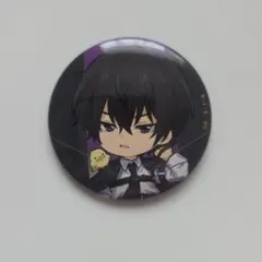 REBORN　BATTLE MODE BLACK　ちびキャラ　缶バッジ　雲雀恭弥