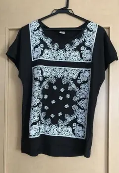レイカズン　プリントTシャツ　サイズフリー　ブラウンのサムネイル