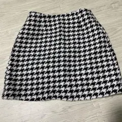 値下げ！　白黒　ミニスカート