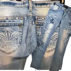 RED PEPPER デニム スター スタッズ y2k 平成ギャル ローライズ