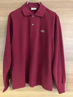 LACOSTE ポロシャツ バーガンディ
