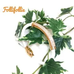 ✨️美品✨️フォリフォリ Follifollie ホワイト ブレスレット