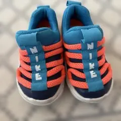 NIKE ベビーシューズ 青/オレンジ