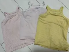 女の子　ベビー　肌着　キャミソール　90cm ３枚セット　まとめ売り