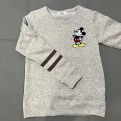ミッキーマウス　裏起毛　Mサイズ　トレーナー