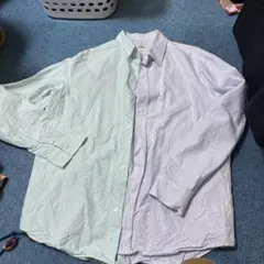 ZARA リラックスフィット ストライプシャツ M