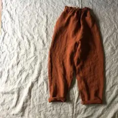 リネンの短めもんぺ アップルグリーン | Mercari