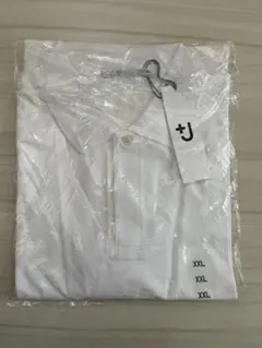 UNIQLO +J リラックスフィットポロシャツ ホワイト XXL〈未使用〉のサムネイル