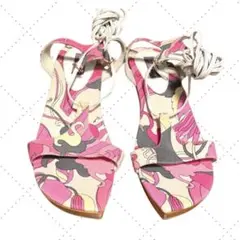 エミリオプッチ　レースアップサンダル