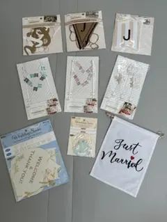 ウェディング　結婚式　フラッグ　ガーランド　ピック　前撮り　ウェルカムスペース