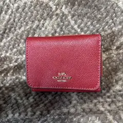 COACH 三つ折り財布 レッドのサムネイル