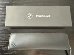 Paul Stuart BMW ポールスチュアート　ノベルティ　本革　ペンケース