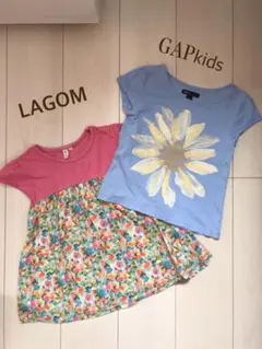 Tシャツ　女の子　トップス　100㎝〜　2枚set