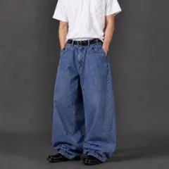 505 LEVI’S denim pants リーバイス ワイドパンツ W46のサムネイル