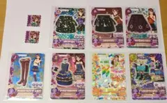 アイカツカード7枚＆おまけシール付き　まとめ売り　紫吹蘭
