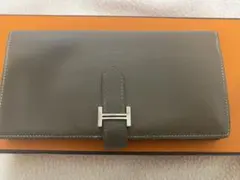 ⭐︎エルメス HERMES ベアンスフレ エトゥープ 長財布