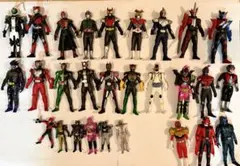 仮面ライダーソフビまとめ売り　※ヒーロー戦隊2体あり